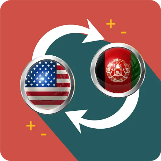 USD Dollar to Afghan afghani icon