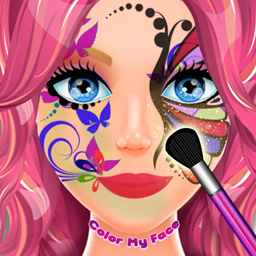 Color My Face - Creative Kids Makeover Adventure icon