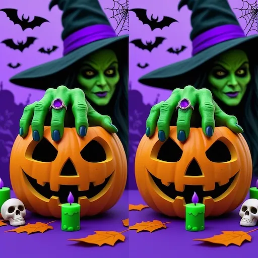Spot the Difference: Halloween icon