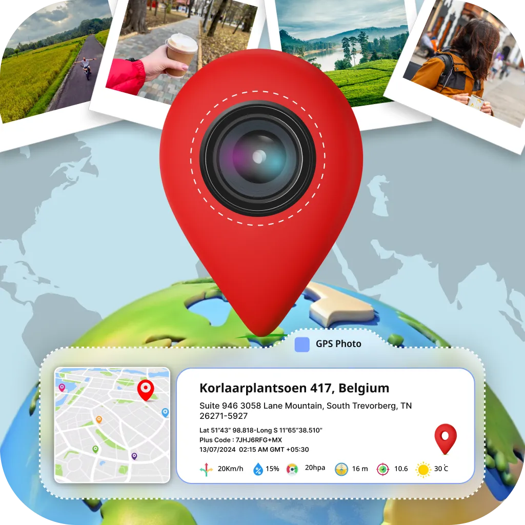 Geotag Photos: GPS Map Camera icon