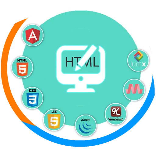 Html code play icon