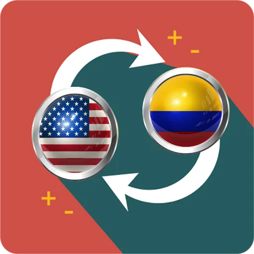 US dollar to Colombian peso icon