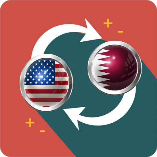 US dollar to Qatari riyal icon