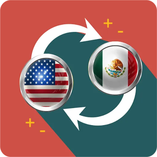US dollar to Mexican peso icon