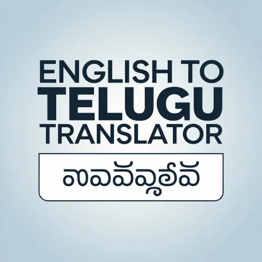 English to Telugu Translator icon