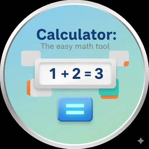 Calculator: The easy math tool icon