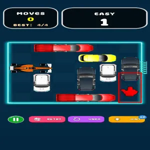 Unblock car parking puzzle icon