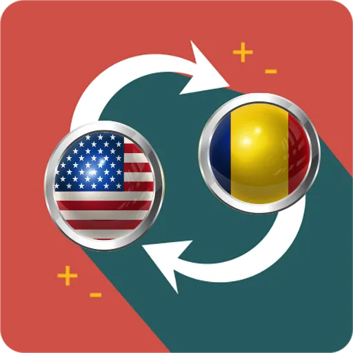 US dollar to Romanian leu icon