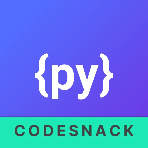 CodeSnack: Learn Python icon