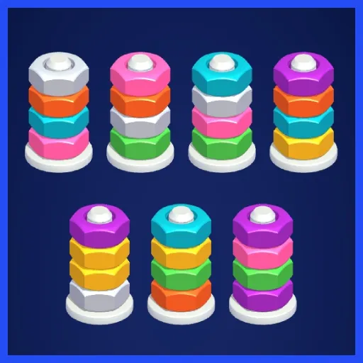 Screw Nut Sort Puzzle icon