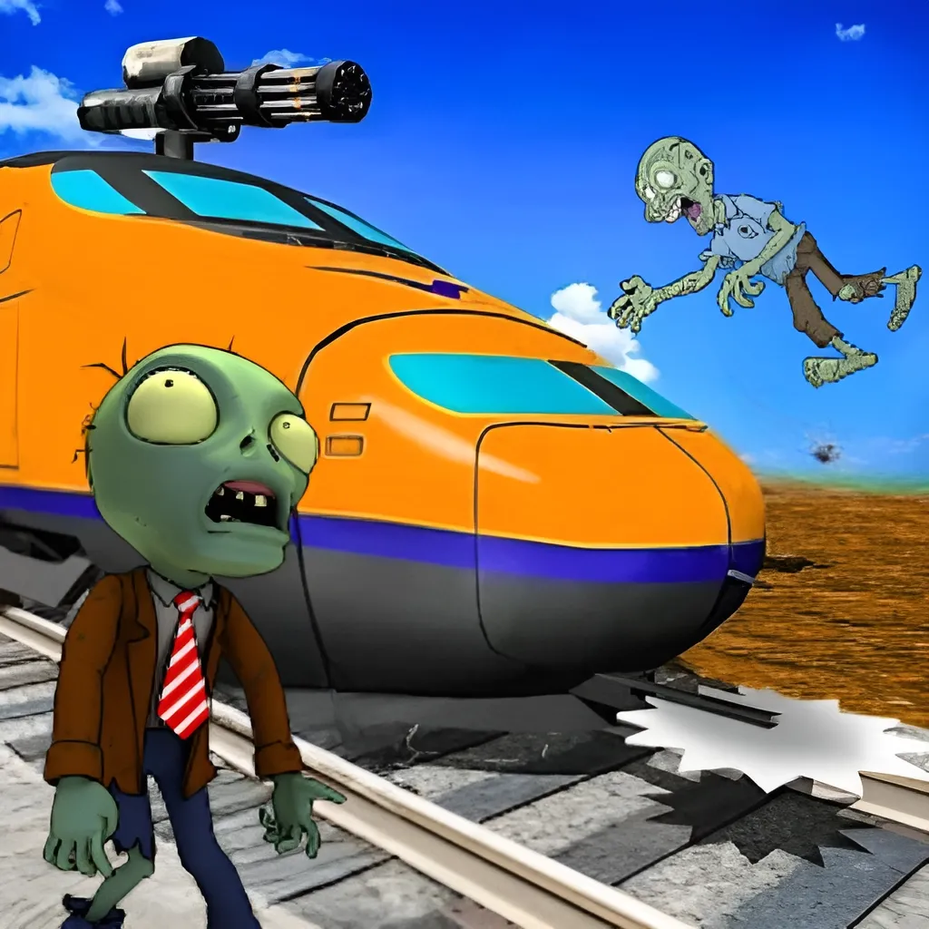 Zombie Shooting- Train Defense icon