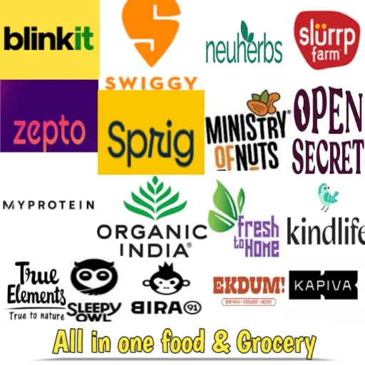 All in one food and grocery apps icon