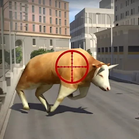 Angry Bull Fight Shooting Game icon