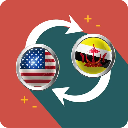 US dollar to Brunei dollar icon