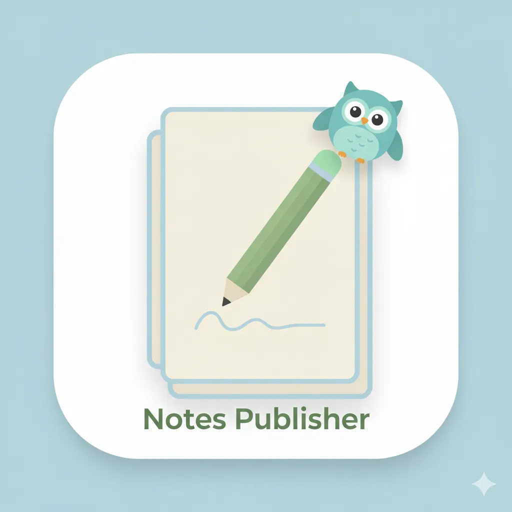 Notes Publisher – Smart Note-Taking & PDF Reports icon