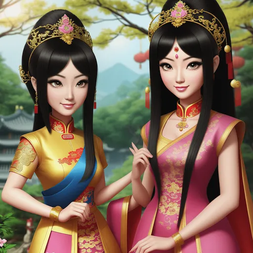 Chinese Girl Makeup & Dress Up Games For Girls - Girls Game icon