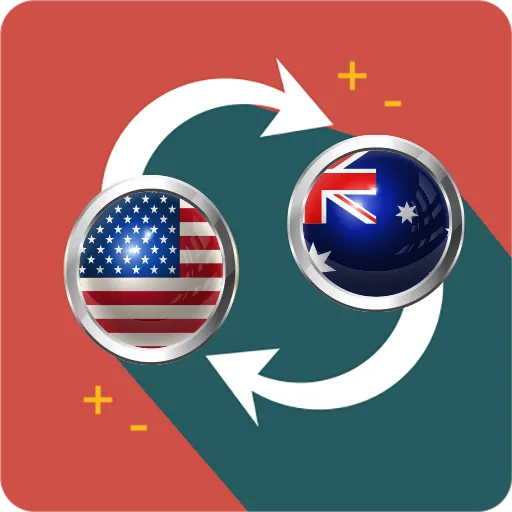 US dollar to Australian dollar icon