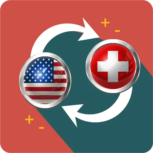 US dollar to Swiss franc icon