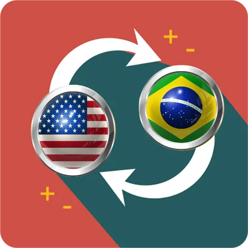 US dollar to Brazilian real icon