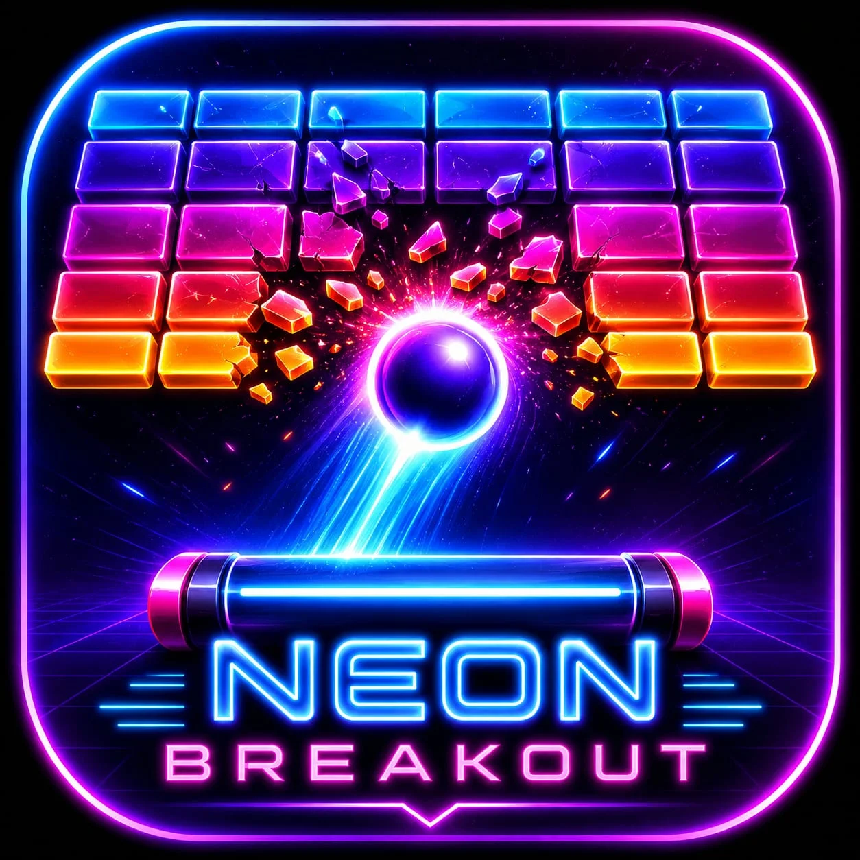 Neon Breakout  icon