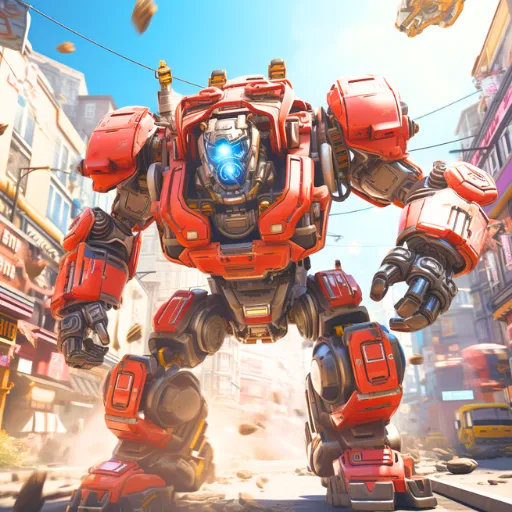Mech City Robot Fighting War icon
