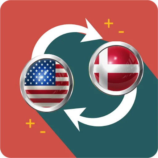 US dollar to Danish krone icon