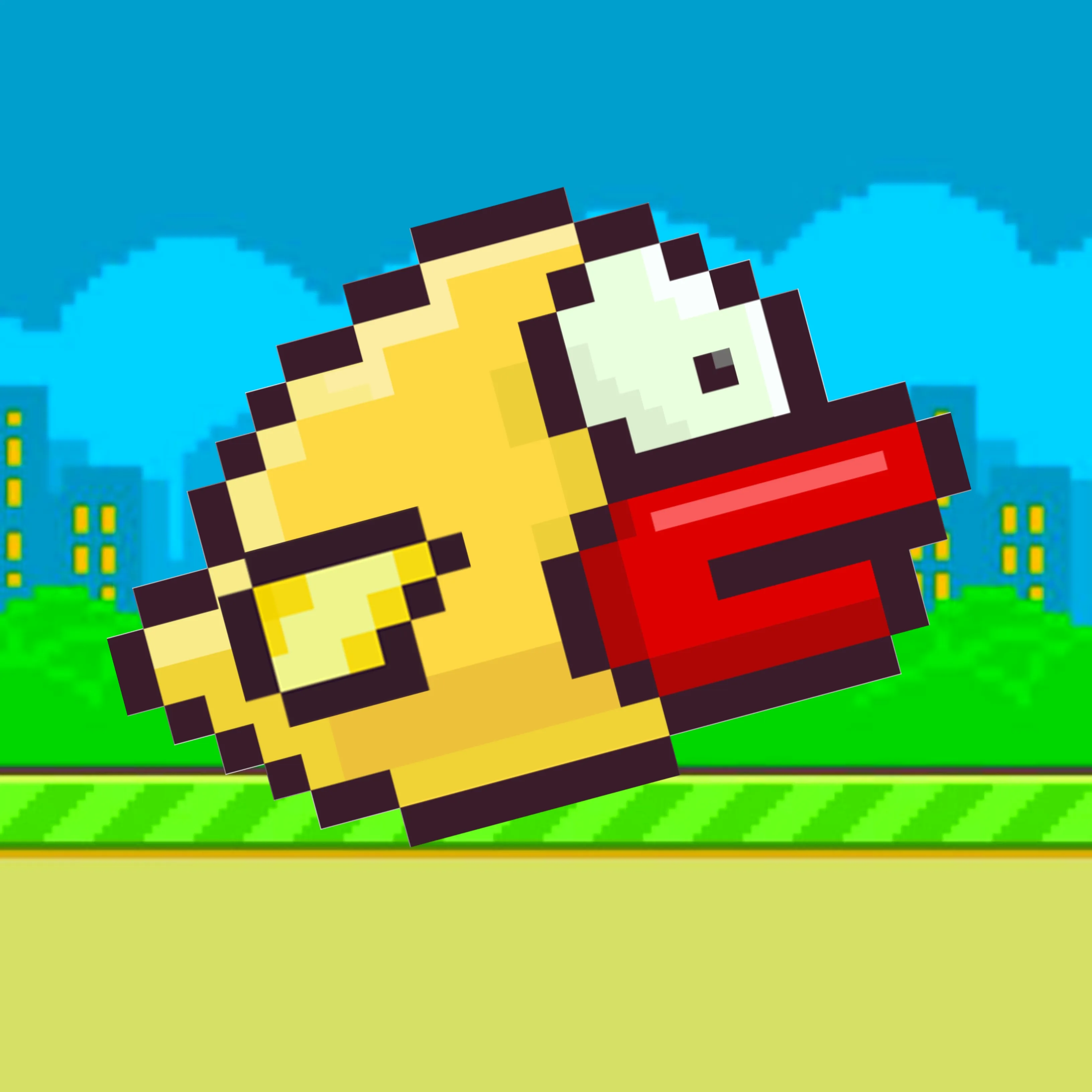 Flying bird icon