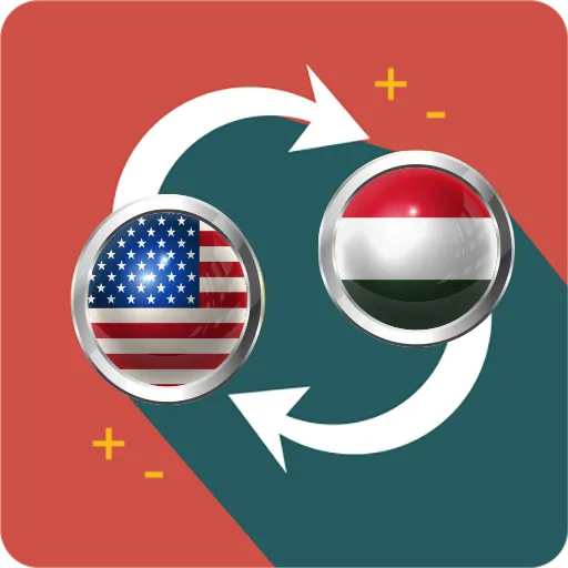 US dollar to Hungarian forint icon