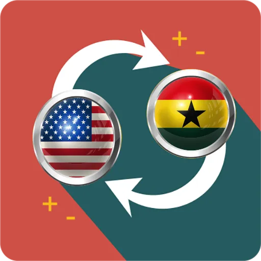 US dollar to Ghanaian cedi icon