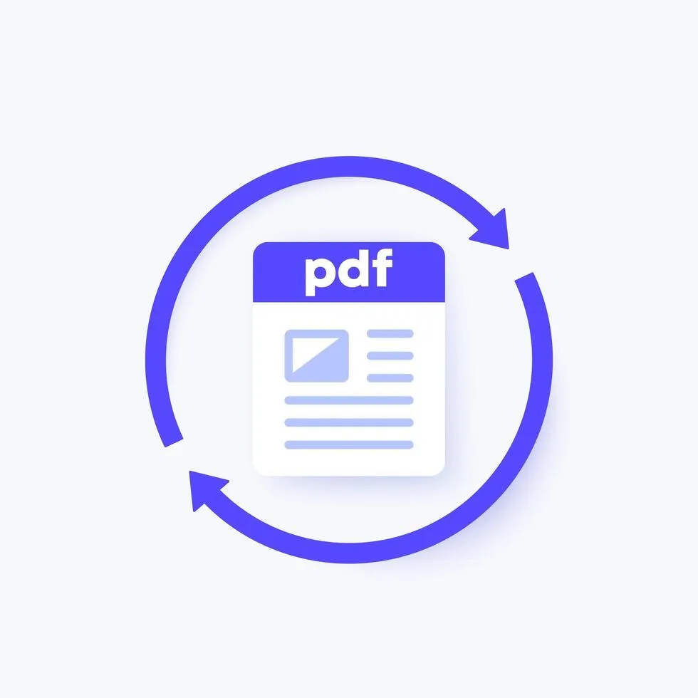 Text to pdf converter icon