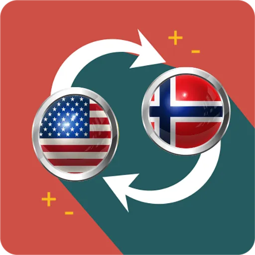 US dollar to Norwegian krone icon