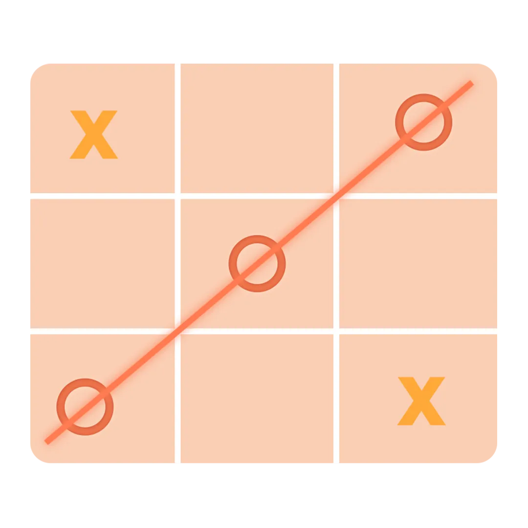 Old School Tic Tac Toe icon