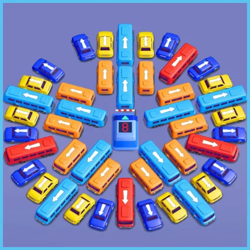 Bus Car Traffic Jam icon