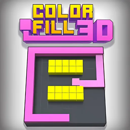 Color Fill 3D icon