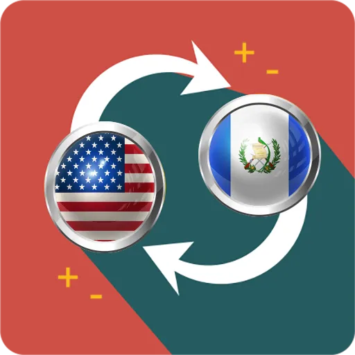 US dollar to Guatemalan quetzal icon
