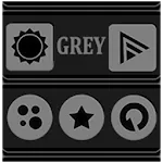 Grey and Black Icon Pack icon