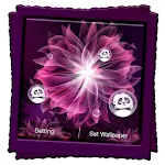 Neon Flowers Live Wallpaper icon