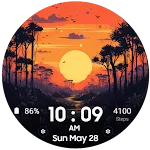 The Sunset Digital Watchface icon
