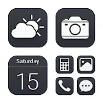 Wow Black Theme  - Icon Pack icon