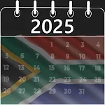 calendar south africa 2025 icon