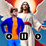 Jesus photo video maker songs icon
