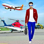 Airplane helicopter editor icon