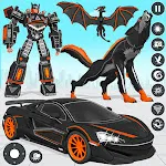 Wolf Robot Car Transform Game icon