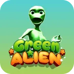 The green alien dance icon