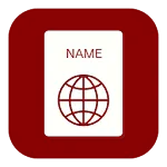 A list of names icon