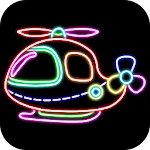 Magical Drawing Glow icon