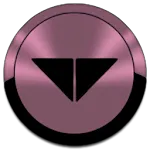 Lilac Purple & Black Icon Pack icon