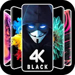 Black Wallpaper - 4K Live Dark icon