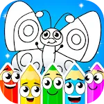 Coloring games : coloring book icon