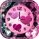 Pink Clock Live Wallpaper icon